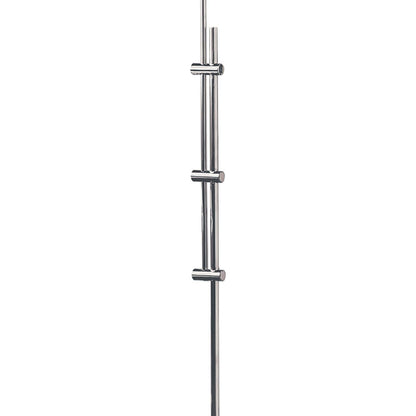 Arc Floor Lamp with Metal Shade by Regina Andrew in nickel and polished nickel. Made from steel in a modern style.