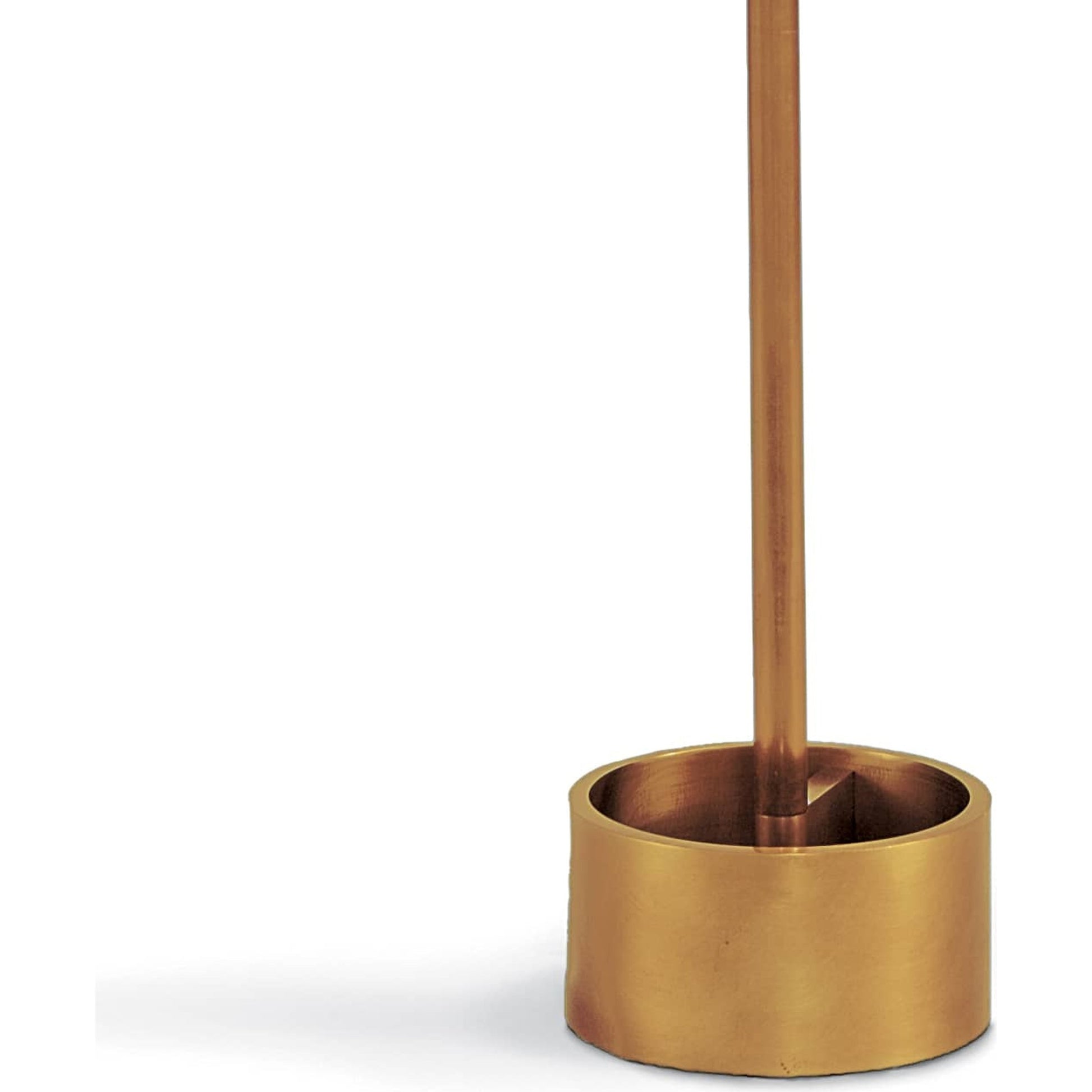 Geo Rectangle Floor Lamp by Regina Andrew in brass and natural brass. Made from steel in a modern style.