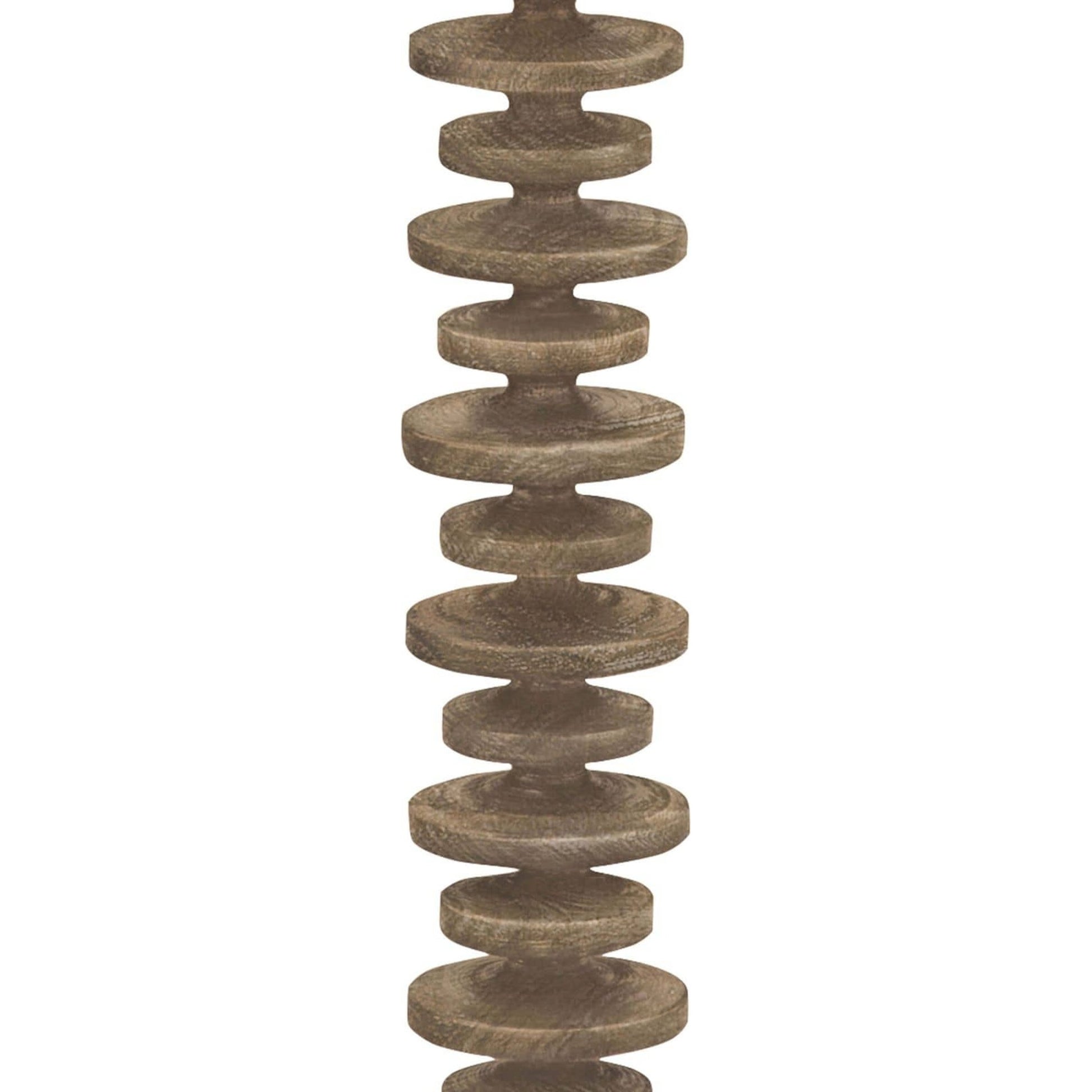 Fishbone Floor Lamp by Regina Andrew. Made from birch wood in a cottage & farmhouse style.