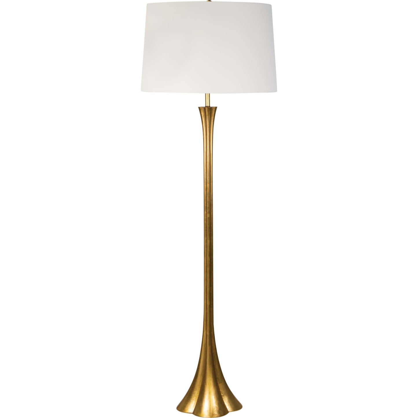 001 S-341615 | Additional Silo | Lillian Floor Lamp by Regina Andrew in gold and gold leaf. Made from iron in a transitional style.