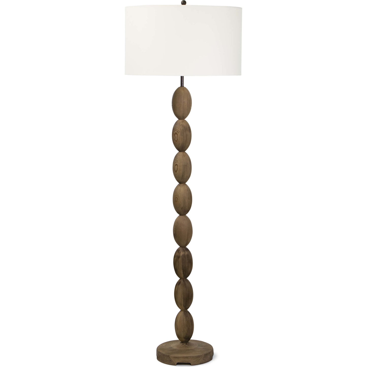 001 S-341490 | Primary Silo | Buoy Floor Lamp by Regina Andrew in brown. Made from birch wood in a coastal style.