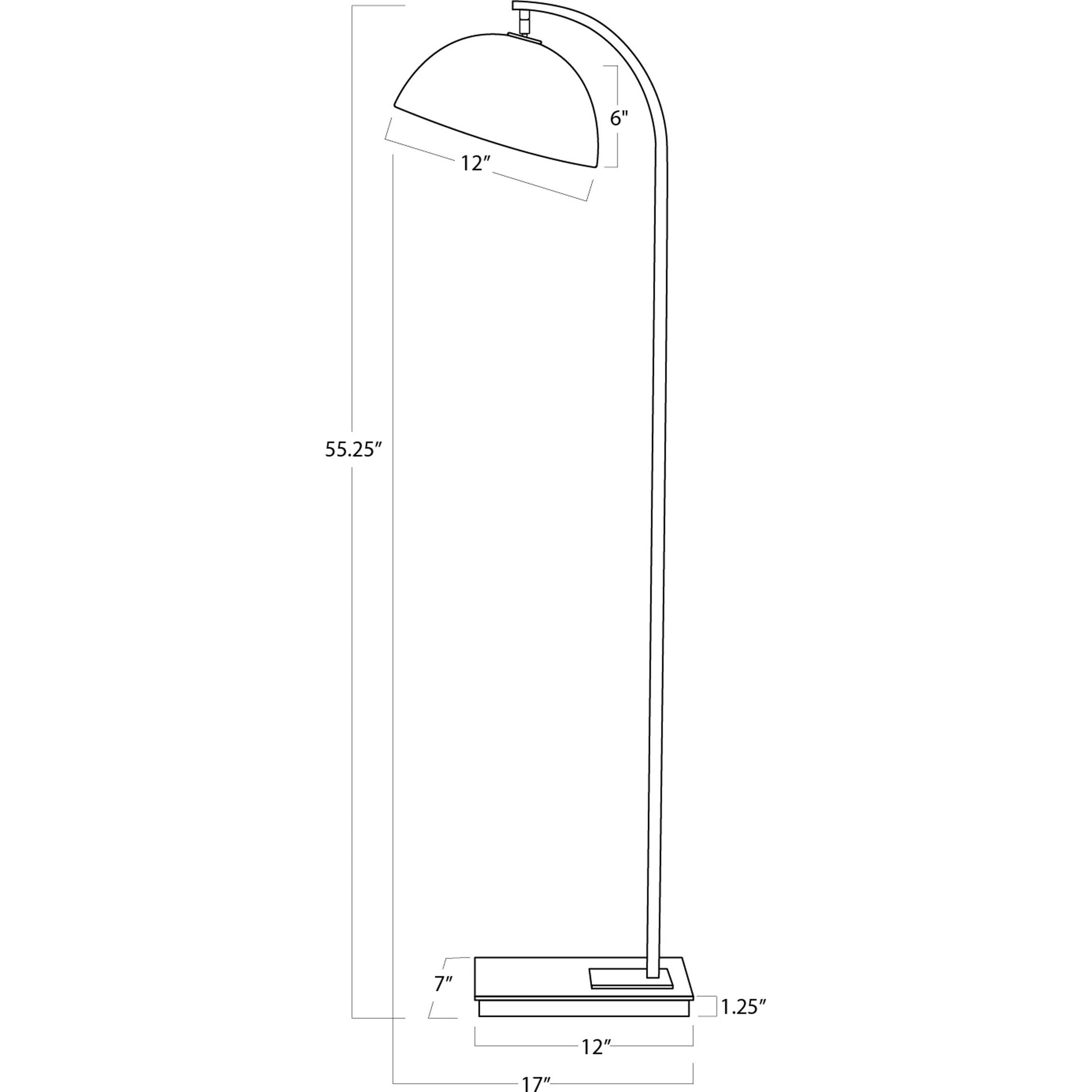 Otto Floor Lamp by Regina Andrew. Made from steel in a transitional style.