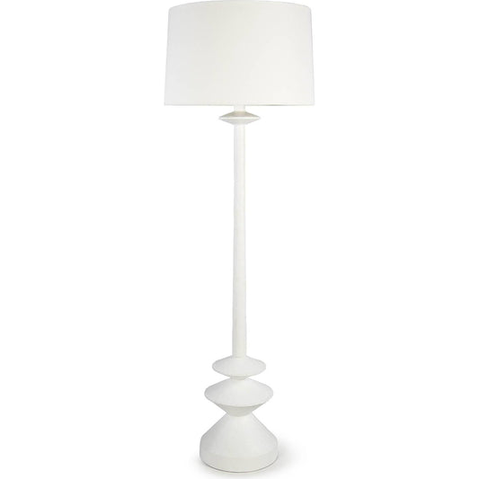 Hope Floor Lamp by Regina Andrew in white. Made from iron in a eclectic & global style.