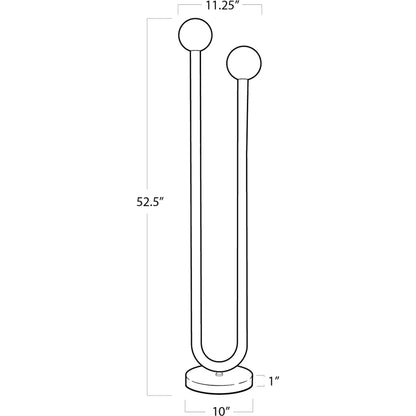 Happy Floor Lamp by Regina Andrew. Made from steel in a modern style.