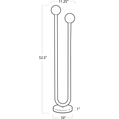 Happy Floor Lamp by Regina Andrew. Made from steel in a modern style.