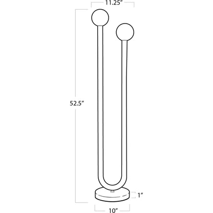 Happy Floor Lamp by Regina Andrew. Made from steel in a modern style.
