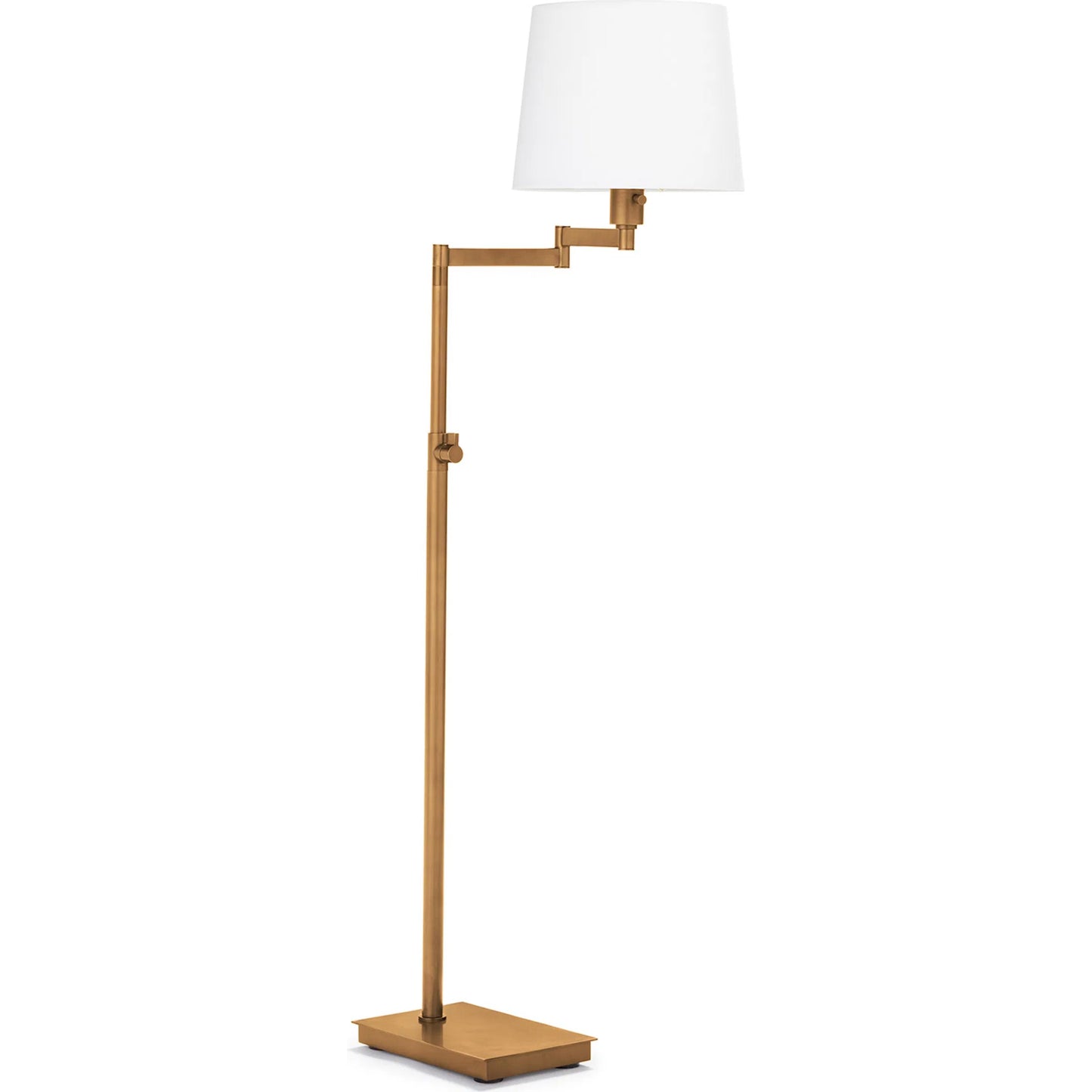 014 SI-2262644 | Primary Silo | Virtue Floor Lamp by Regina Andrew in brass and natural brass. Made from steel in a modern style.