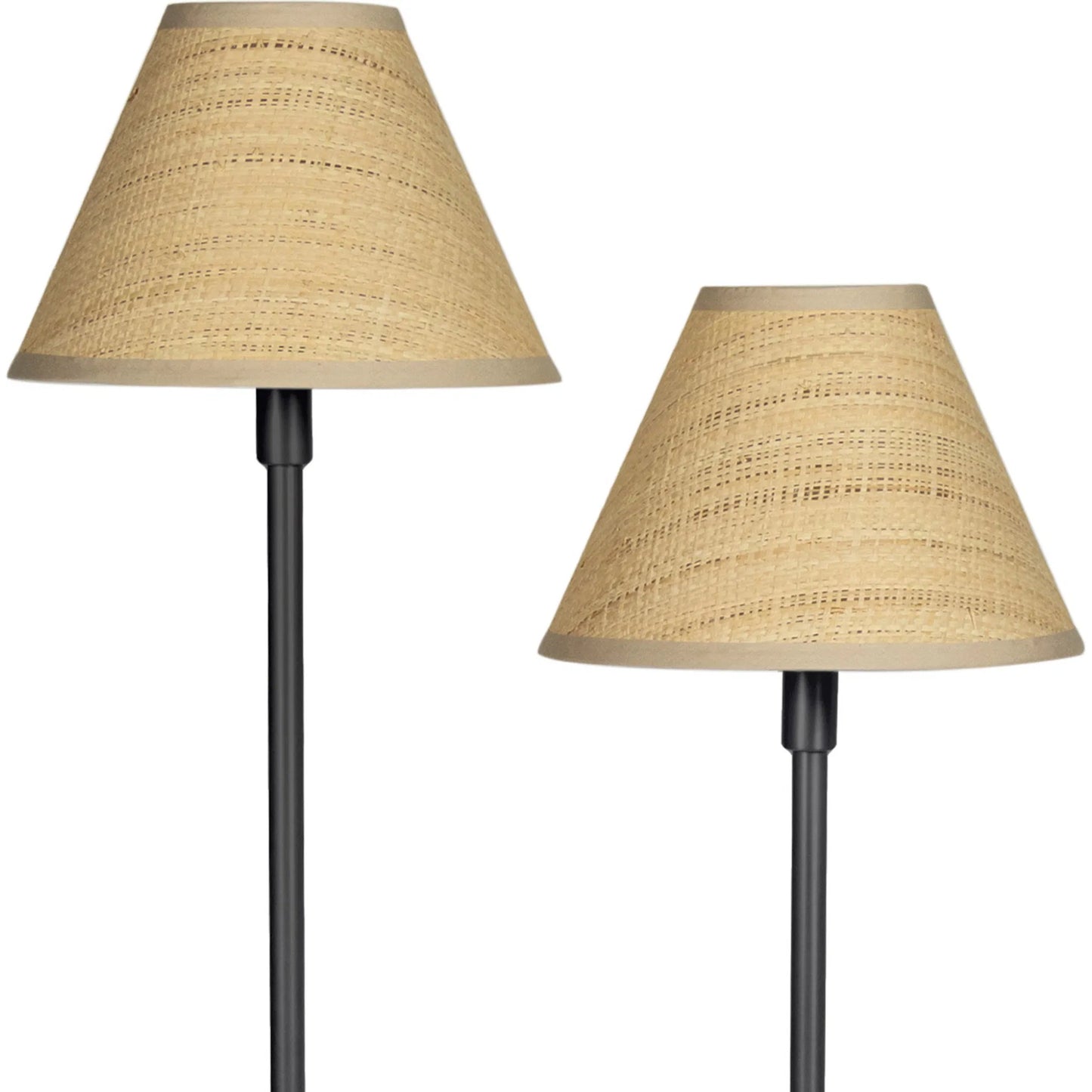 001 SI-2262648 | Closeup | Polly Floor Lamp, Rattan by Regina Andrew. Made from steel in a modern style.