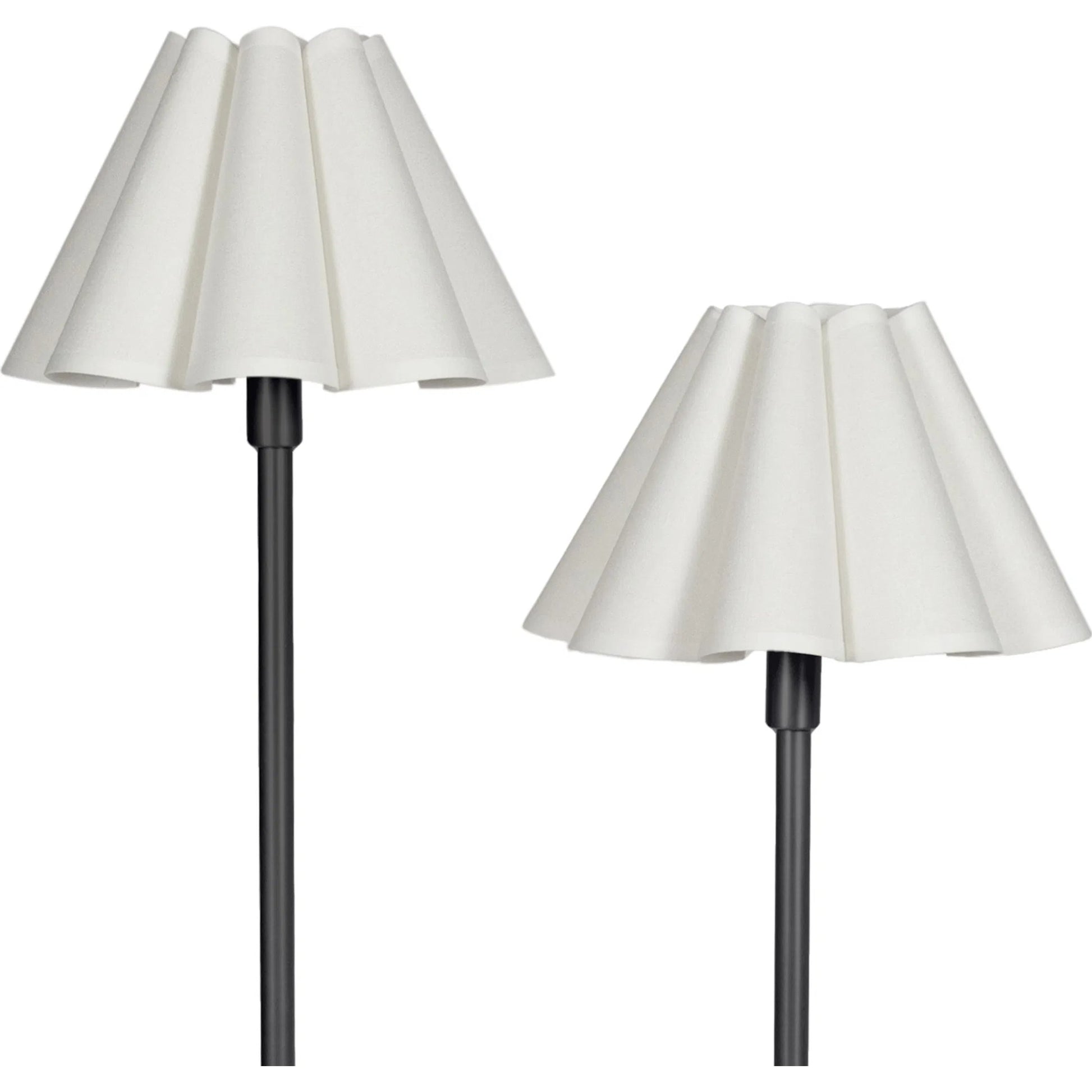 Polly Floor Lamp, White by Regina Andrew. Made from steel in a modern style.
