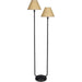 Polly Floor Lamp, Rattan by Regina Andrew. Made from steel in a modern style.