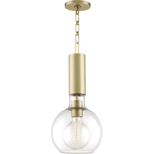 Raleigh Pendant by Hudson Valley. Made from steel in a modern style.