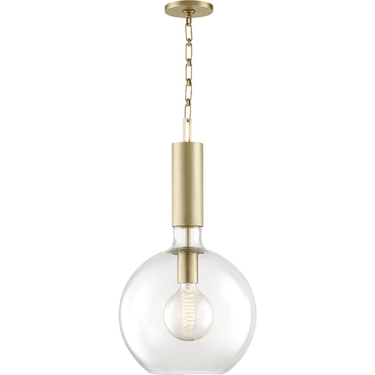 Raleigh Pendant by Hudson Valley. Made from steel in a modern style.