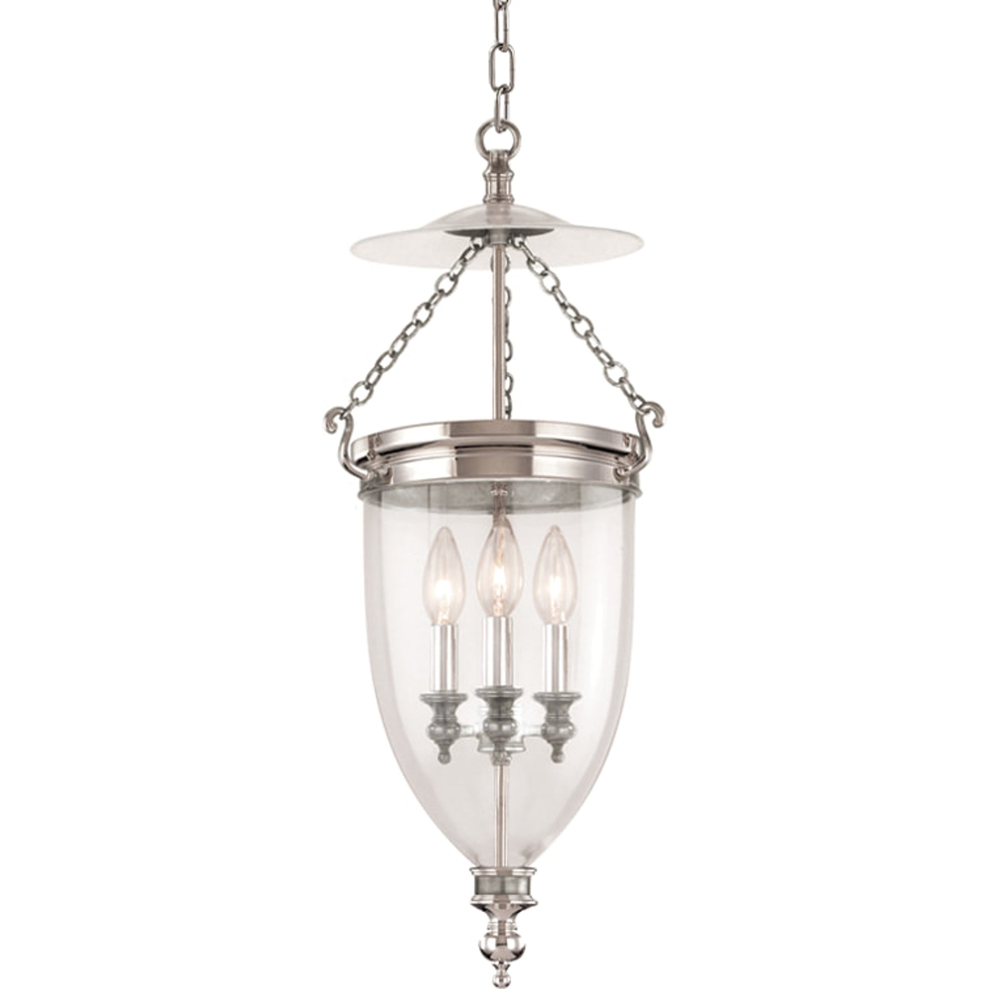 Hanover Pendant by Hudson Valley in aged brass. Made from brass in a traditional style.