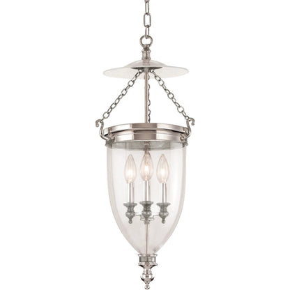 Hanover Pendant by Hudson Valley in aged brass. Made from brass in a traditional style.