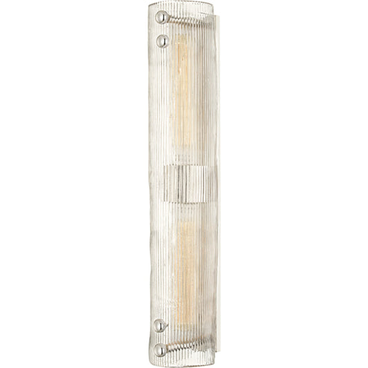Prospect Park Wall Sconce by Hudson Valley. Made from steel in a transitional style.
