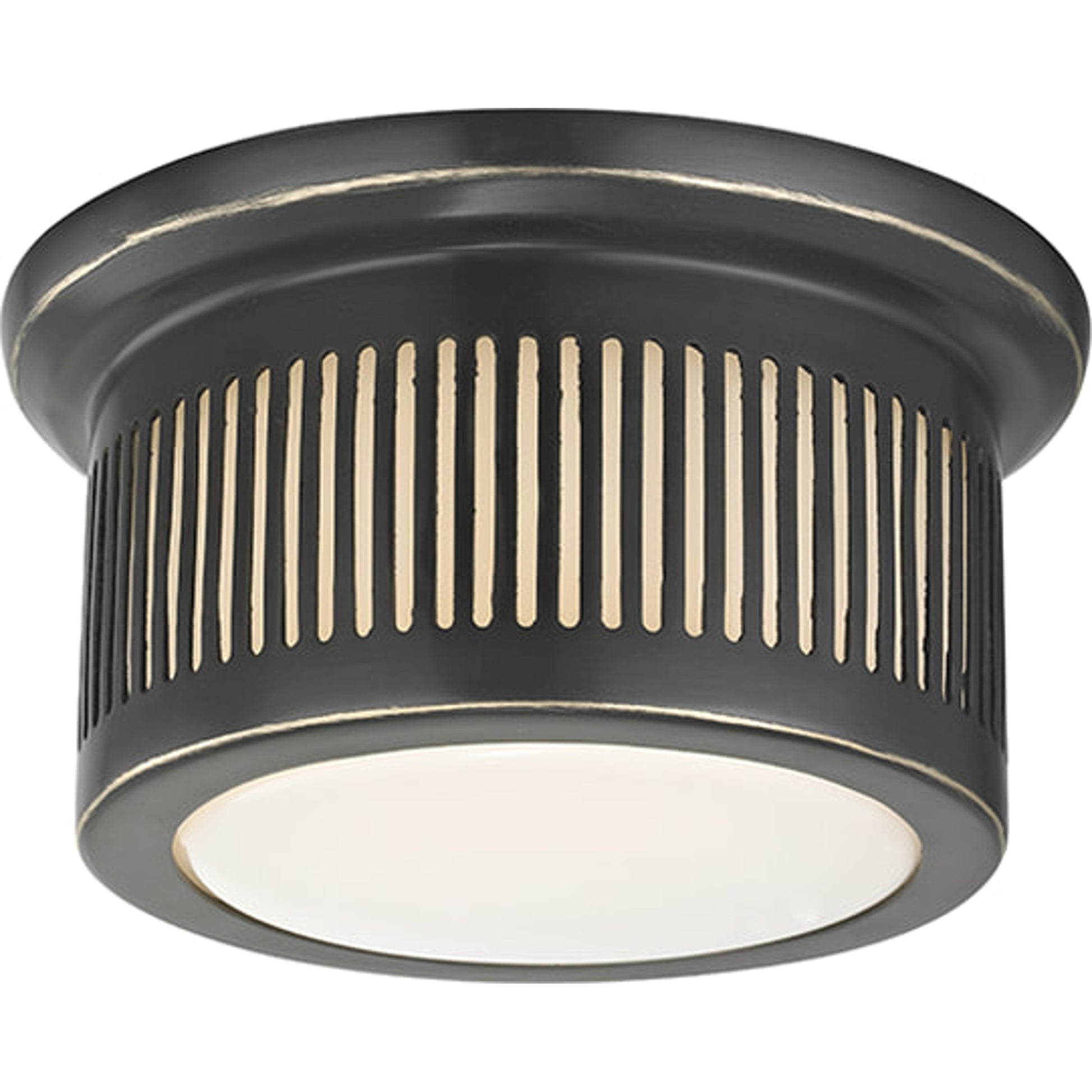 Bangor Led Flush Mount by Hudson Valley. Made from brass in a modern style.