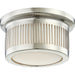 Bangor Led Flush Mount by Hudson Valley. Made from brass in a modern style.