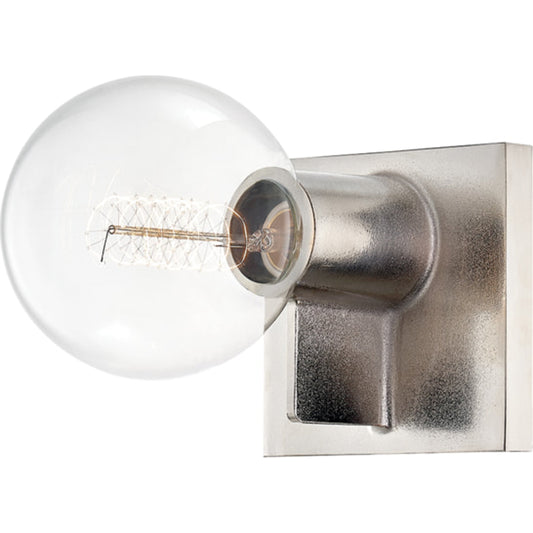 Bodine Wall Sconce by Hudson Valley in wbn. Made from brass in a modern style.