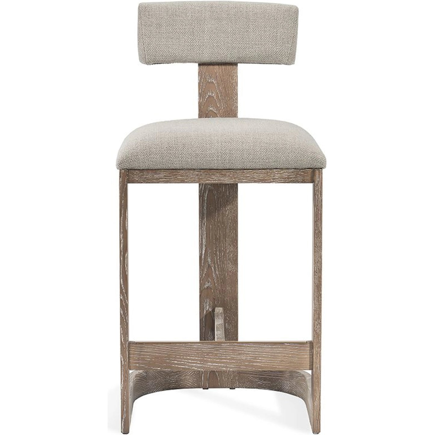 006 SI-1956088 | Additional Silo | Brooklyn Counter Stool by Interlude Home. Made from wood, loomed linen, stainless steel in a modern style.
