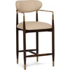 Classic Walnut, Satin Brass, Cream Latte