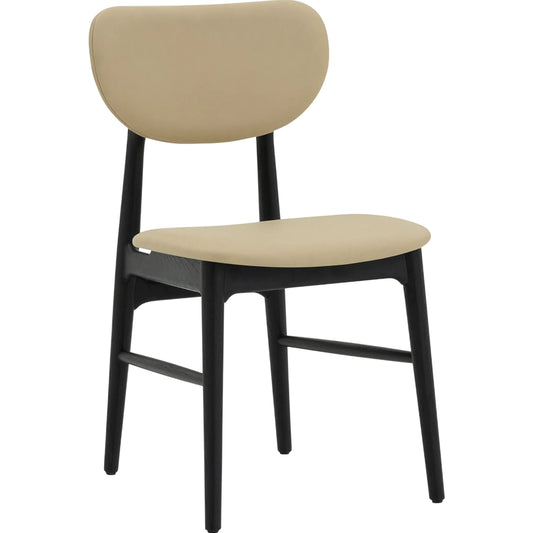 Stella Dining Chair (Set of 2) by Interlude Home. Made from oak, vegan leather in a unique style.
