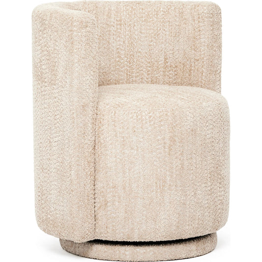 Willa Swivel Lounge Chair by Interlude Home in cove. Made from fabric in a transitional style.