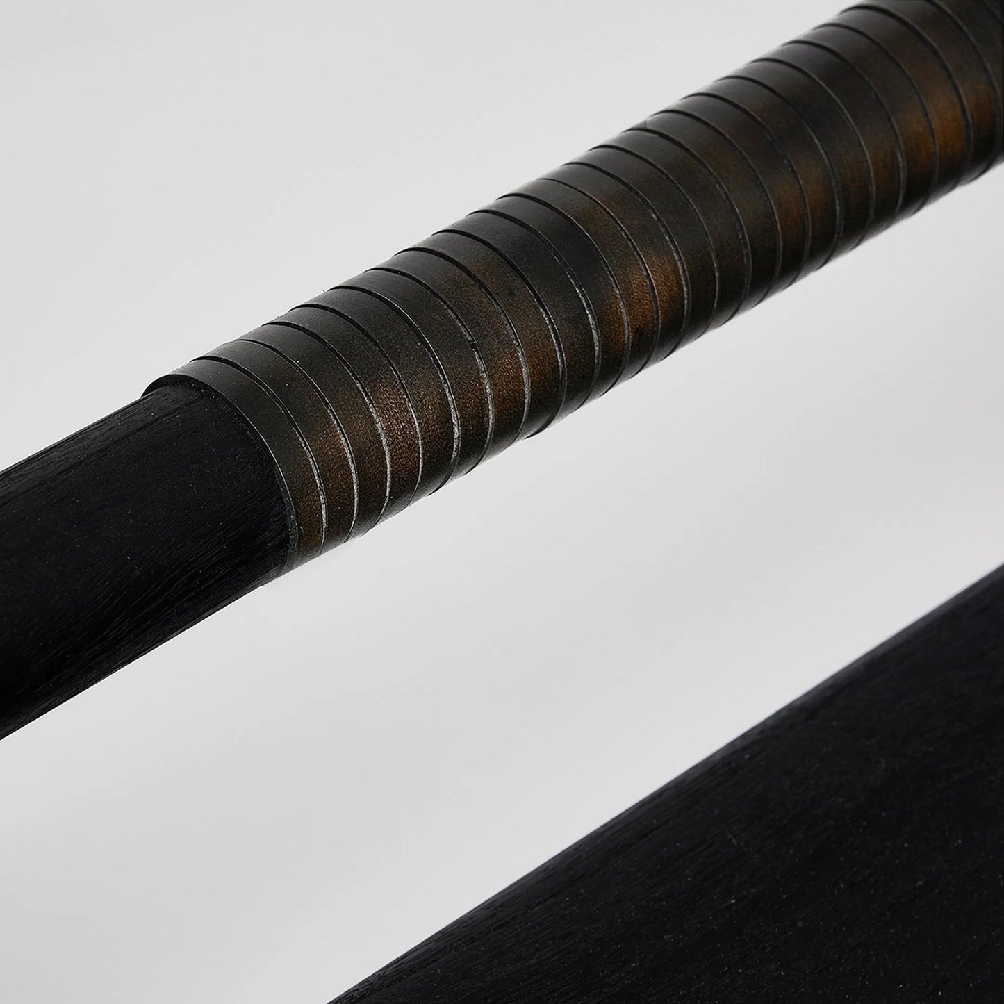 008 SI-2519602 | Closeup | Madeira Bench by Interlude Home. Made from sunkai wood, leather in a traditional style.