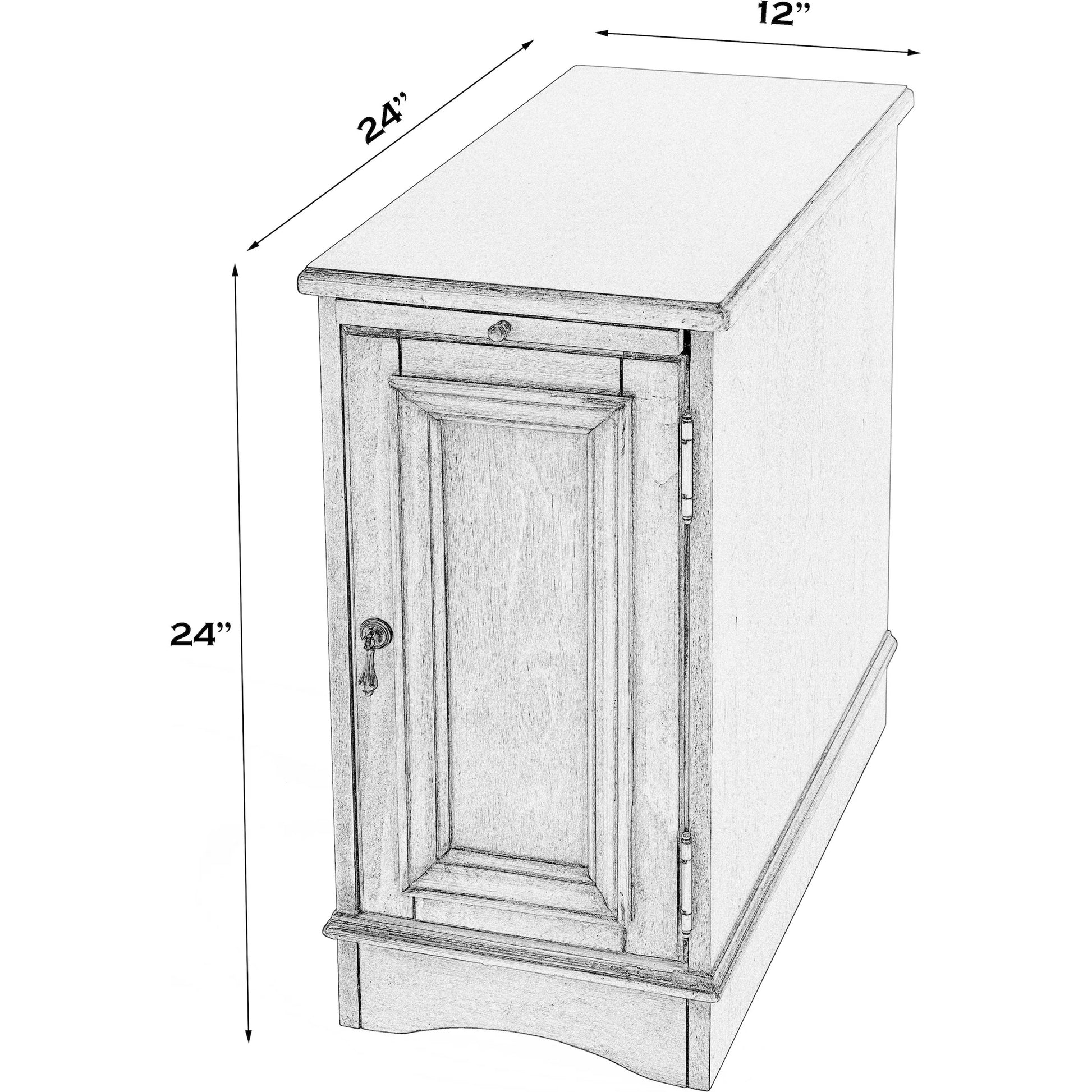 Harling Chairside Chest by Butler Specialty Company. Made from unique in a traditional style.