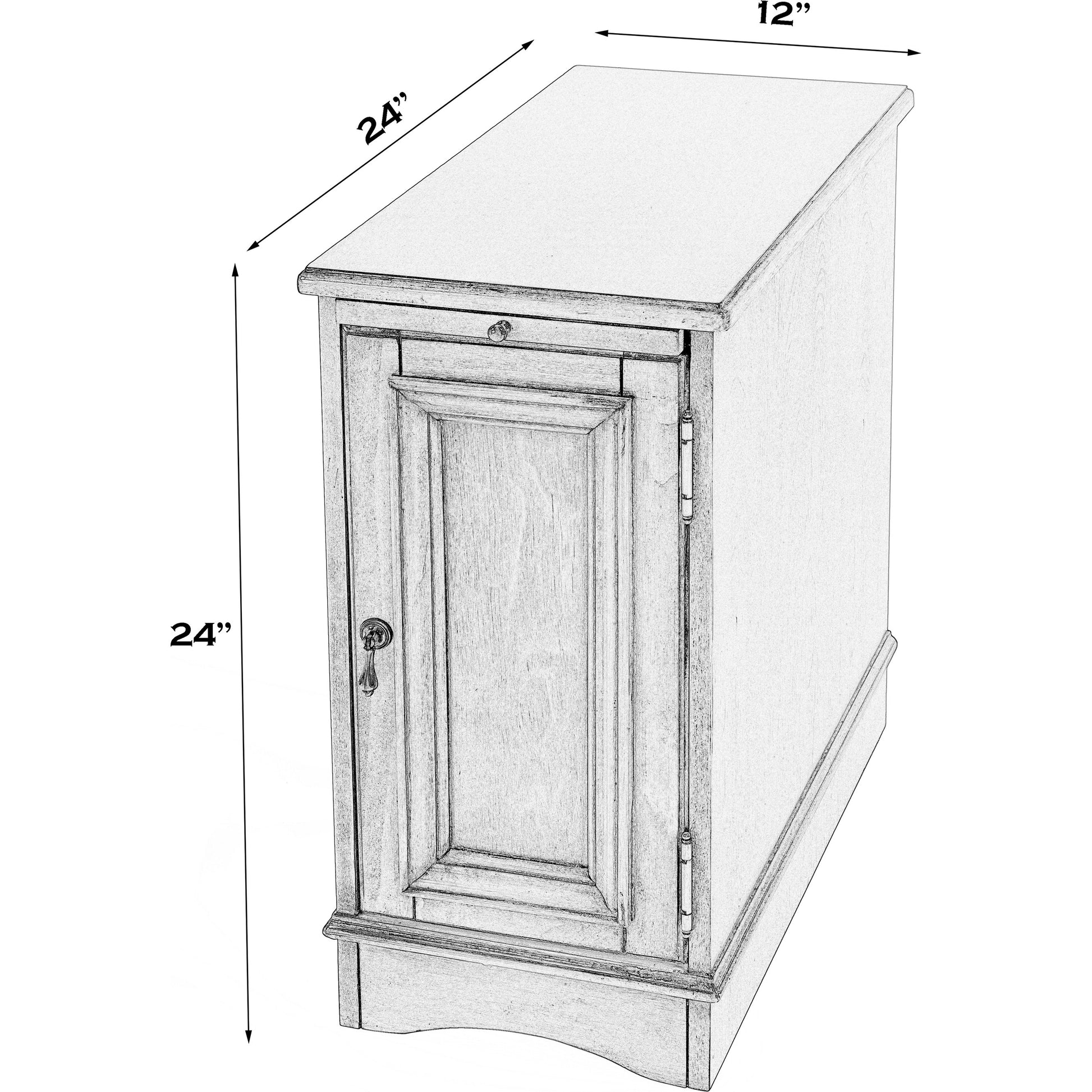 Harling Chairside Chest by Butler Specialty Company. Made from unique in a traditional style.