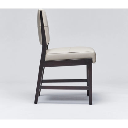 Essex Dining Chair by Interlude Home. Made from mahogany, leather in a modern style.