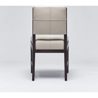 Essex Dining Chair by Interlude Home. Made from mahogany, leather in a modern style.