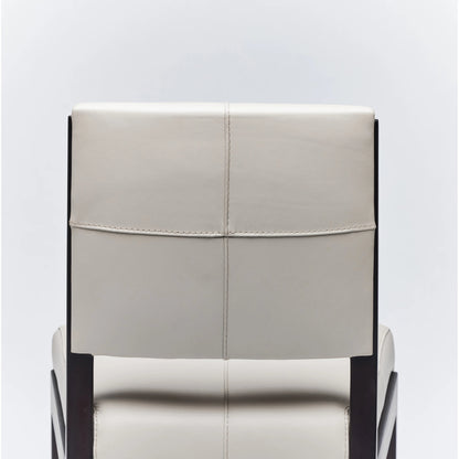 Essex Dining Chair by Interlude Home. Made from mahogany, leather in a modern style.