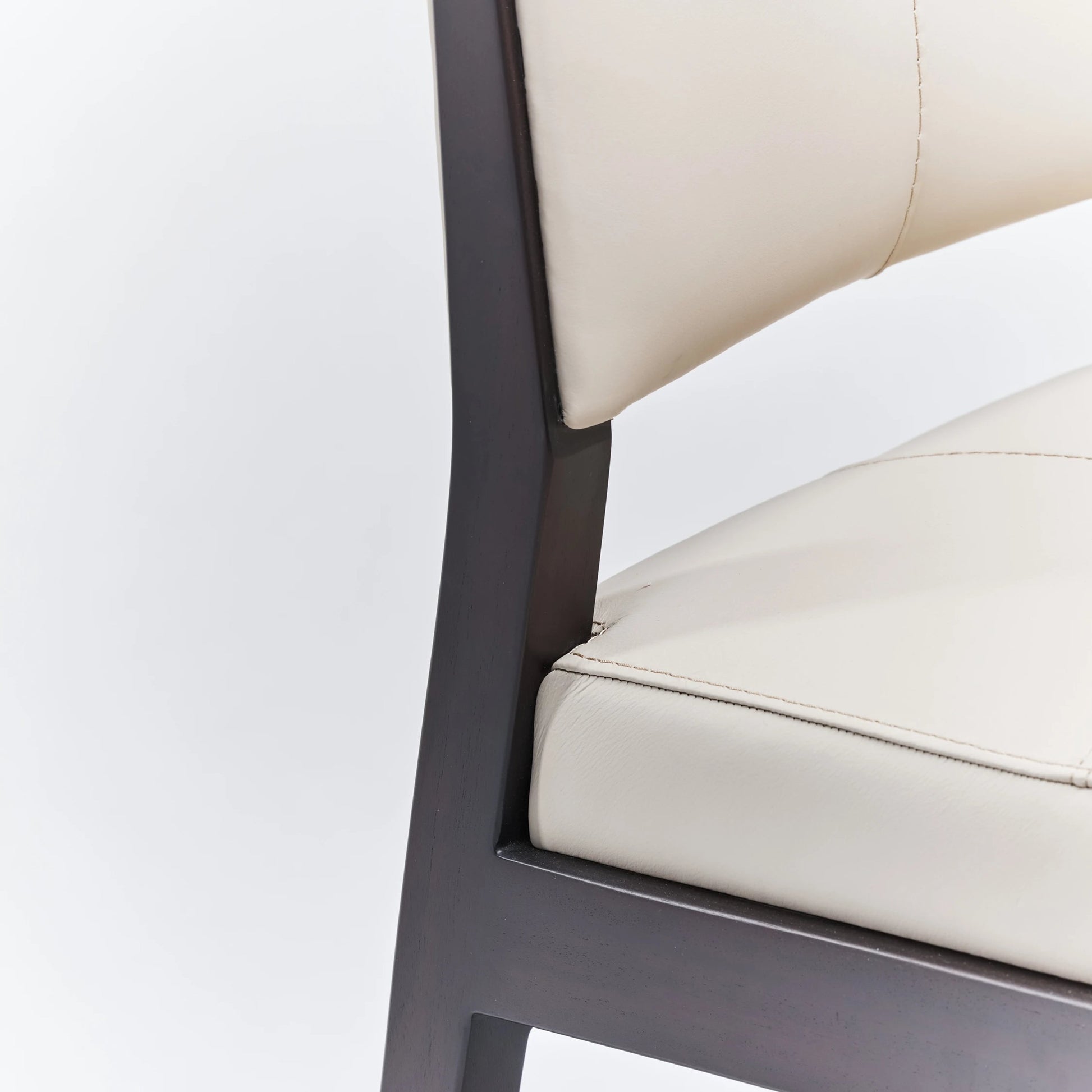 Essex Dining Chair by Interlude Home. Made from mahogany, leather in a modern style.