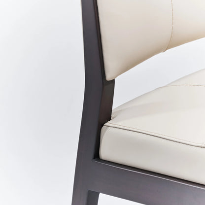 Essex Dining Chair by Interlude Home. Made from mahogany, leather in a modern style.