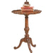 Dansby Pedestal Table by Butler Specialty Company. Made from rubberwood: 50%, oak veneers: 25%, mdf: 20%, resin: 5% in a traditional style.