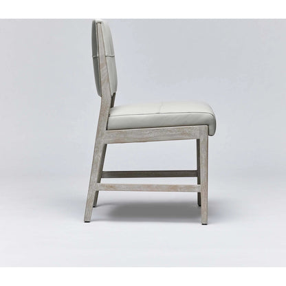 Essex Dining Chair by Interlude Home. Made from mahogany, leather in a modern style.