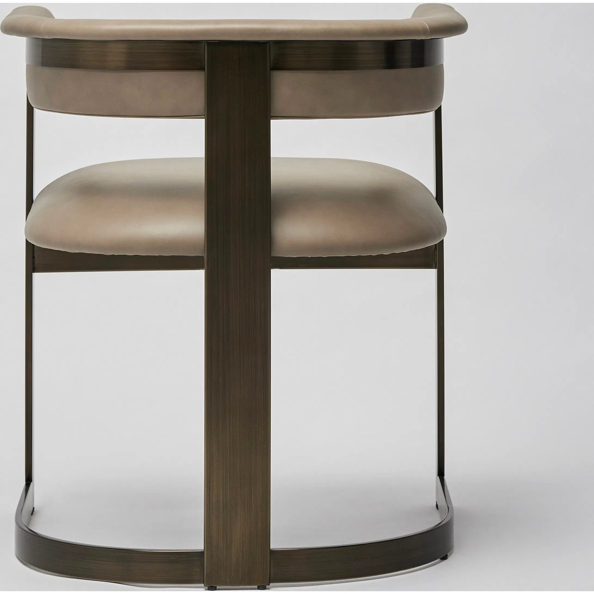 Darcy II Dining Chair by Interlude Home. Made from stainless steel, leather in a modern style.