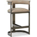 Darcy II Counter Stool by Interlude Home. Made from stainless steel, leather in a modern style.