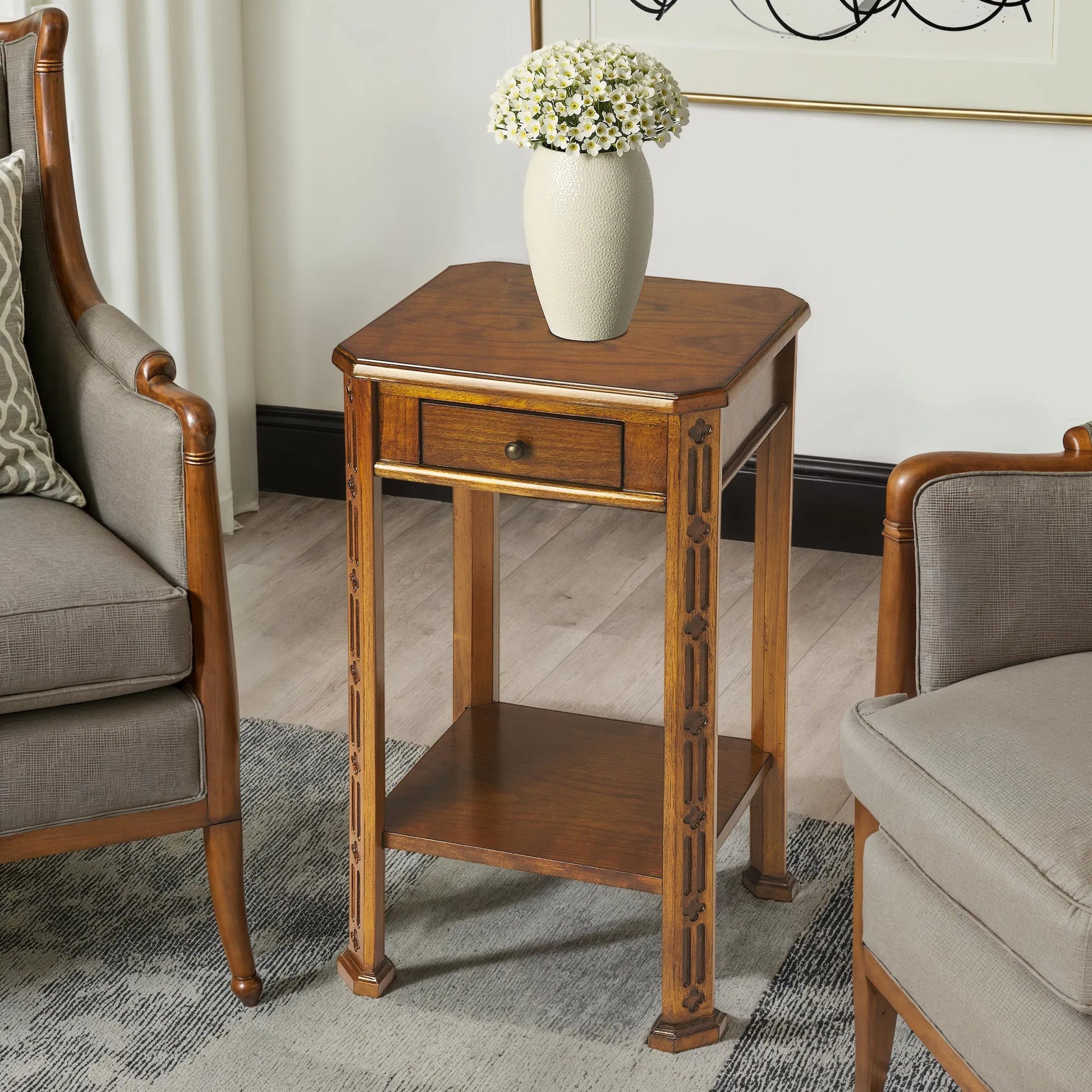 Moyer Accent Table by Butler Specialty Company. Made from unique in a traditional style.