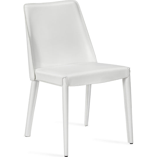 Malin Dining Chair (Set of 2) by Interlude Home. Made from leather, iron in a modern style.