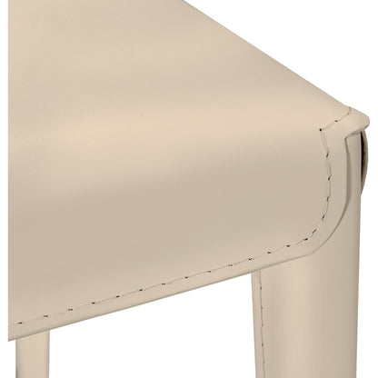 Malin Dining Chair (Set of 2) by Interlude Home. Made from leather, iron in a modern style.