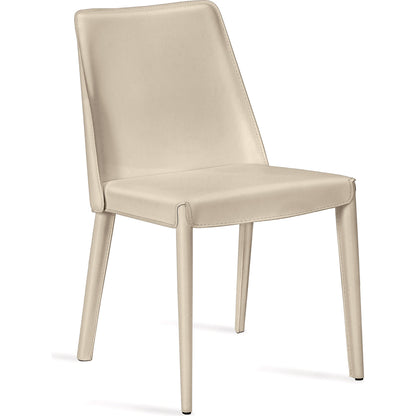 Malin Dining Chair (Set of 2) by Interlude Home. Made from leather, iron in a modern style.