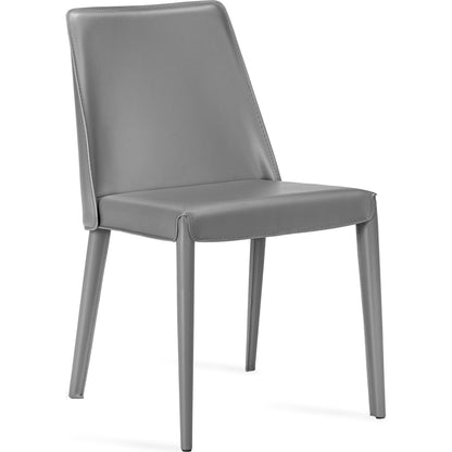 Malin Dining Chair (Set of 2) by Interlude Home. Made from leather, iron in a modern style.