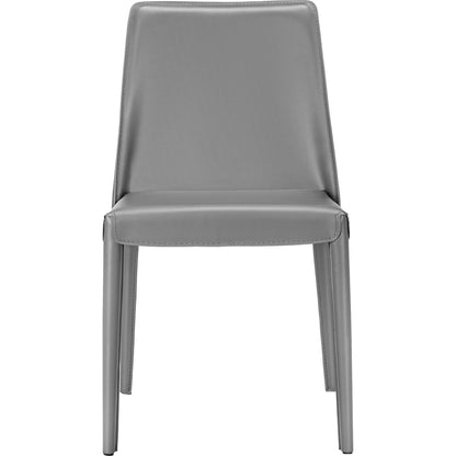 Malin Dining Chair (Set of 2) by Interlude Home. Made from leather, iron in a modern style.