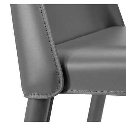 Malin Dining Chair (Set of 2) by Interlude Home. Made from leather, iron in a modern style.