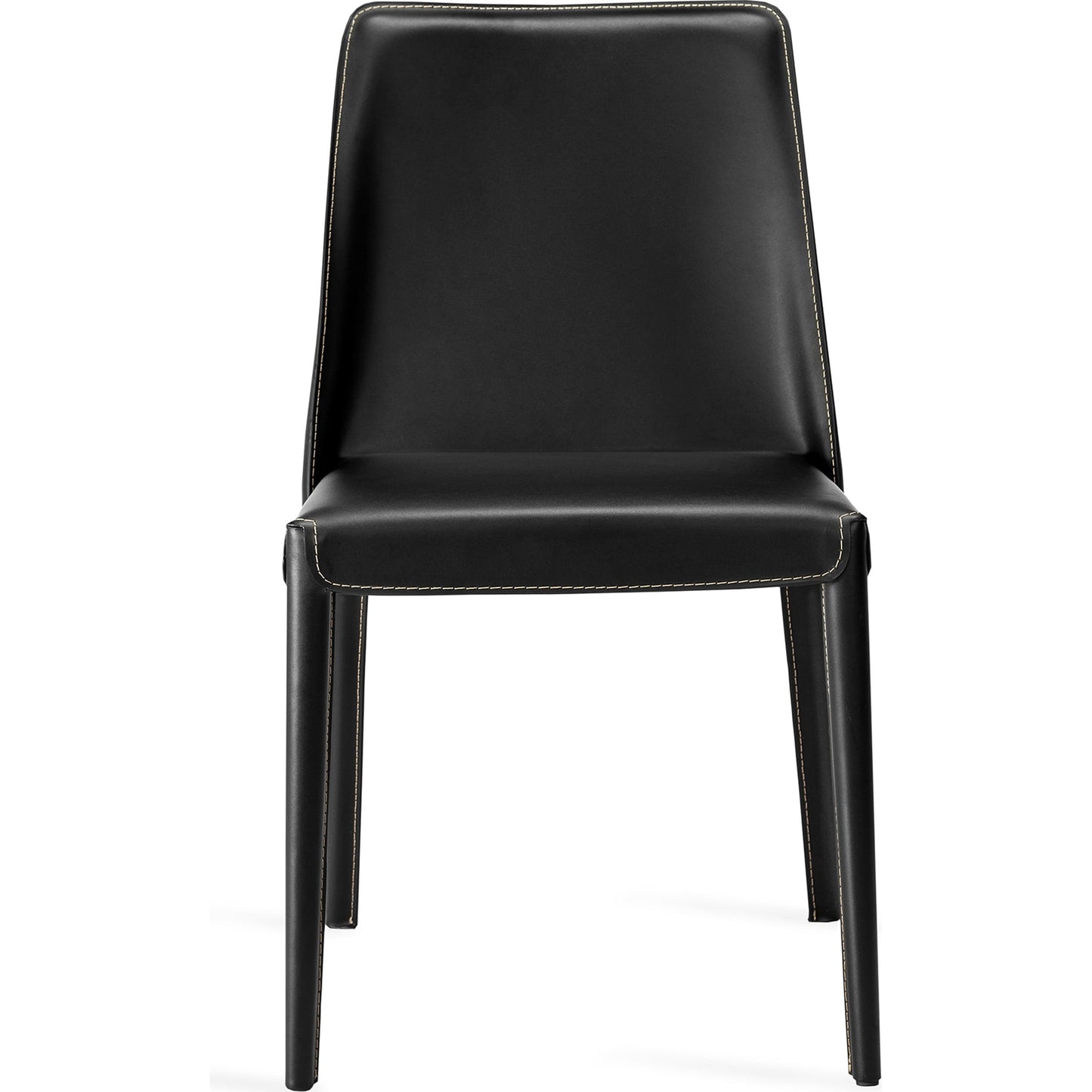 006 SR-839743 | Additional Silo | Malin Dining Chair (Set of 2) by Interlude Home. Made from leather, iron in a modern style.