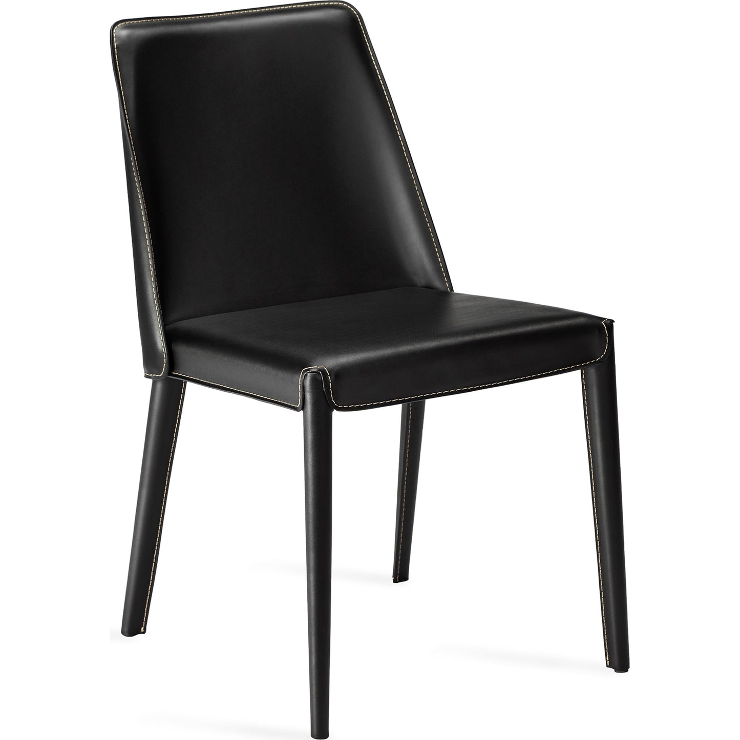 003 SR-839743 | Primary Silo | Malin Dining Chair (Set of 2) by Interlude Home. Made from leather, iron in a modern style.