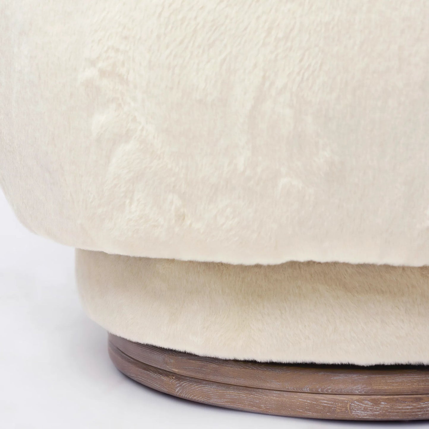 007 SI-2256545 | Closeup | Willow Lounge Chair by Interlude Home in cream and autumn brown. Made from wood in a transitional style.