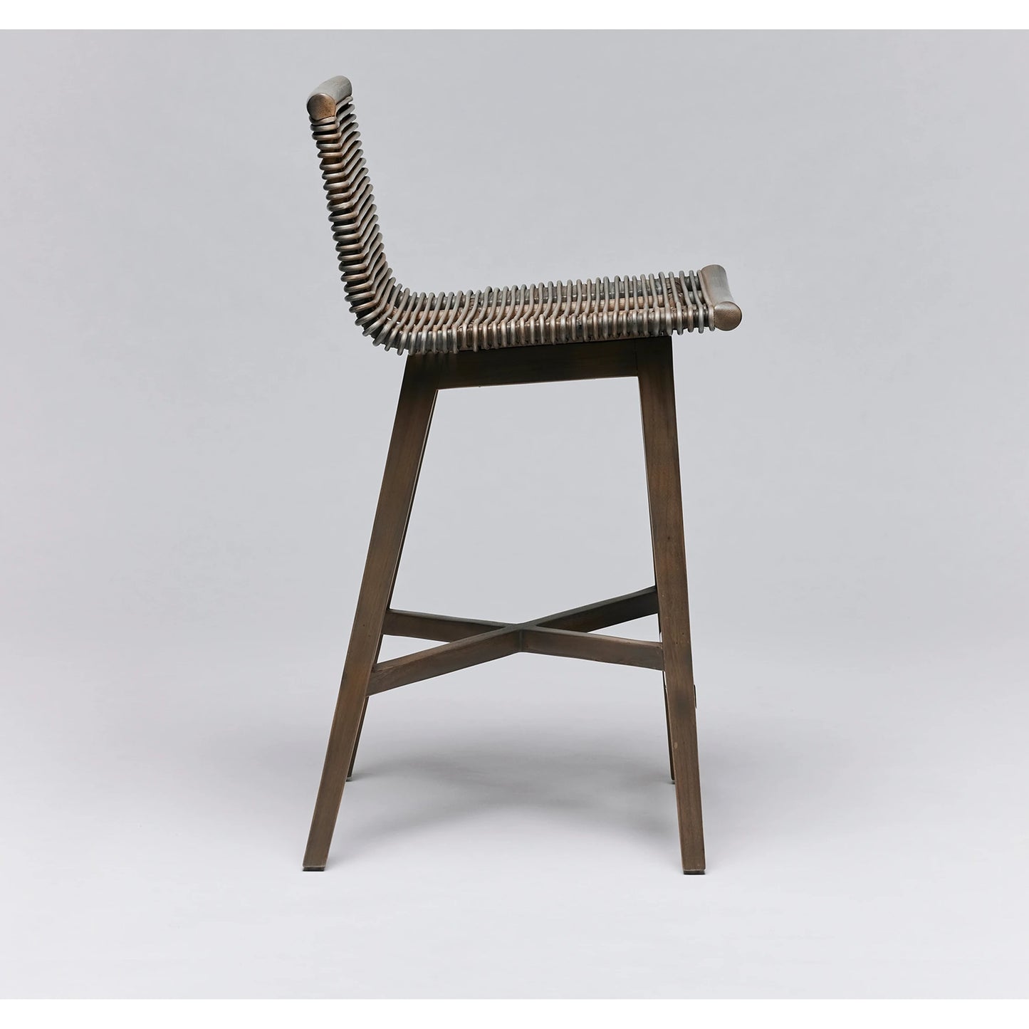 012 SI-2123105 | Additional Silo | Sanibel Counter Stool by Interlude Home. Made from rattan, mahogany in a cottage & farmhouse style.
