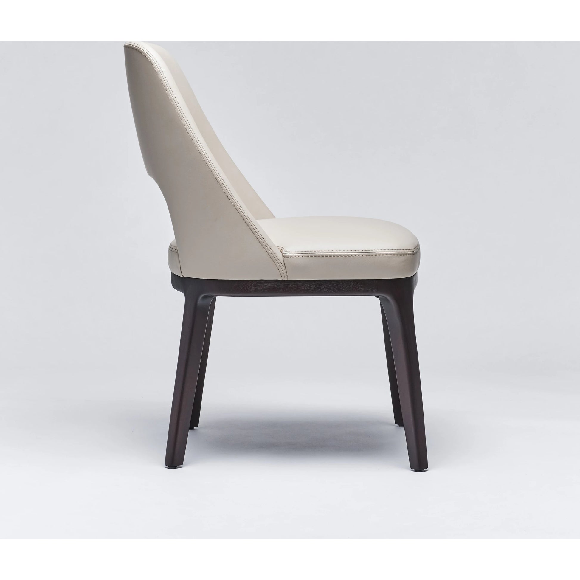 Canton Dining Chair by Interlude Home. Made from mahogany, leather in a modern style.
